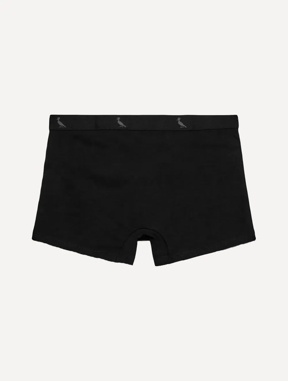 Cueca Reserva Masculina Boxer Monocromatico Cotton Preta Pack 3UN