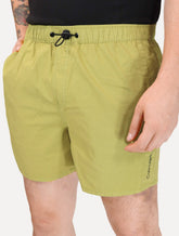 Short Calvin Klein Masculino Jeans Color Cós Elástico Silk Lateral Verde
