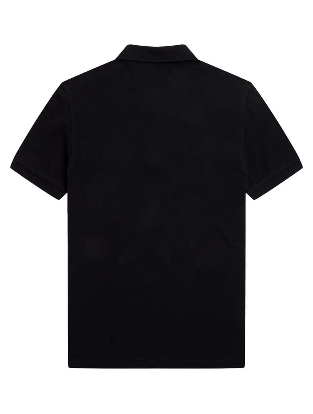Polo Fred Perry Masculina Regular Piquet Plain Brown Logo Preta