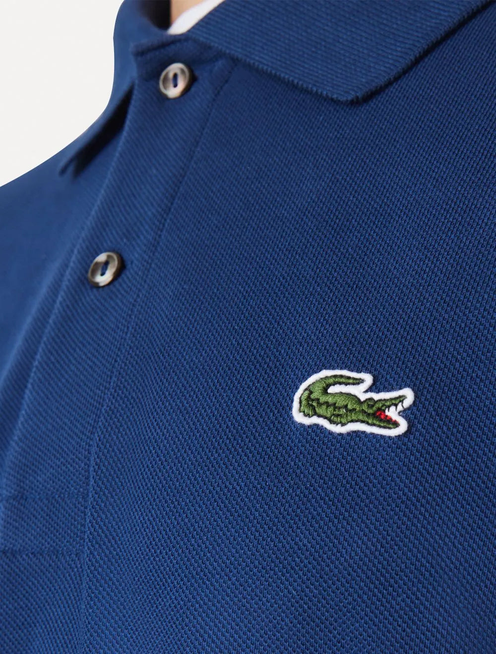 Polo Lacoste Masculina L.12.12 Azul Índigo