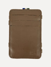 Carteira Reserva Masculina Couro Neutral Mágica Marrom