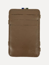 Carteira Reserva Masculina Couro Neutral Mágica Marrom