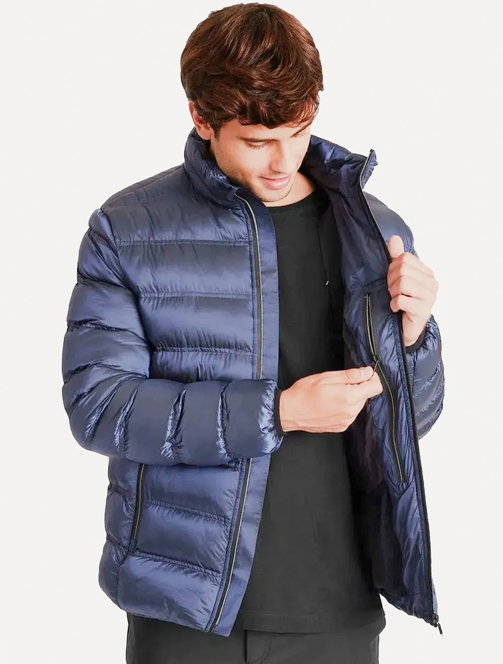 Jaqueta Aramis Masculina Nylon Liquid Repeller Azul