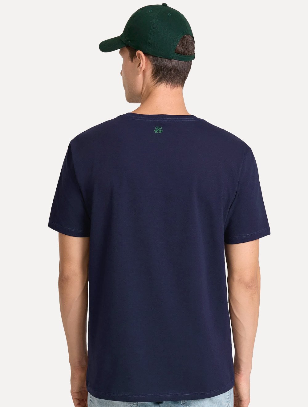 Camiseta John John Masculina Regular Fit Basic Lisa Azul Marinho