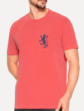Camiseta Osklen Masculina Regular Stone Leão Vermelho