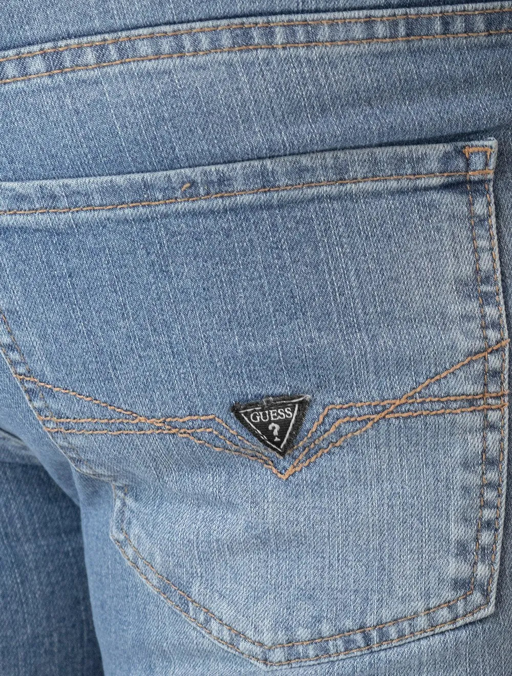 Calça Guess Masculina Jeans Skinny Dirty Azul Médio