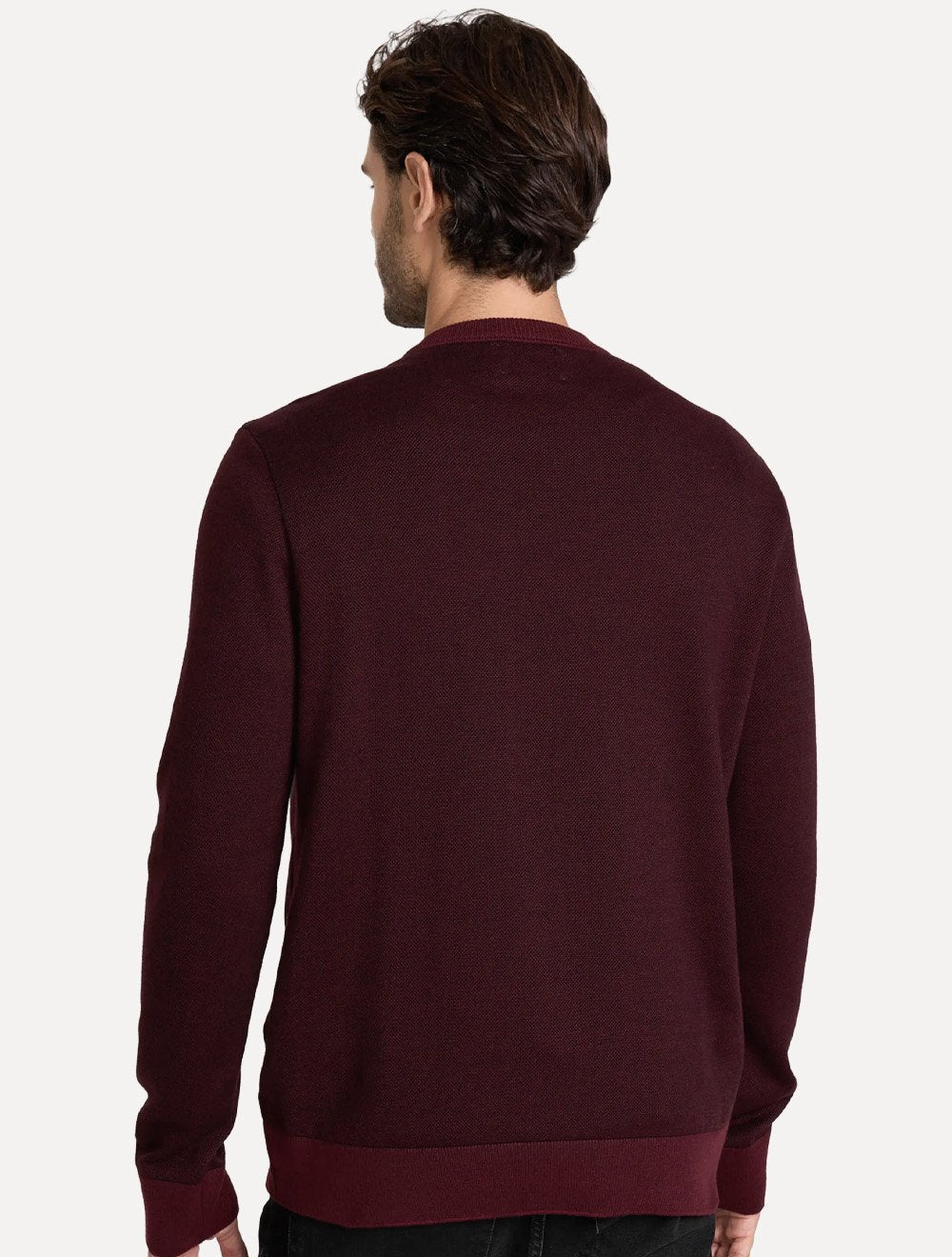 Suéter John John Masculino Regular Fit Tricot Smooth Vinho