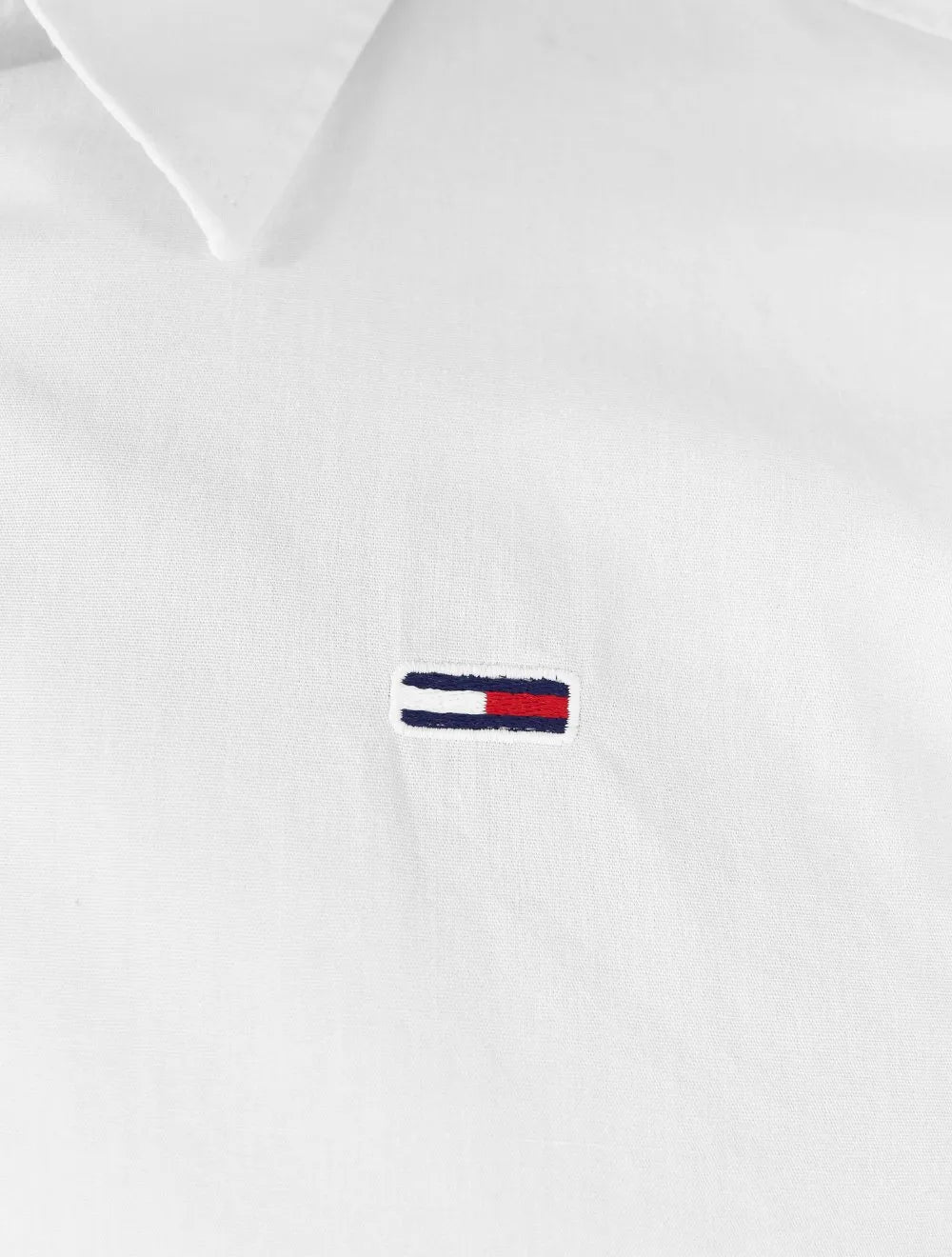 Camisa Tommy Jeans Masculina Regular Entry Poplin Branca