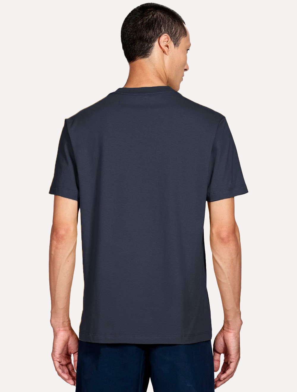 Camiseta Aramis Masculina Regular New College Azul Marinho