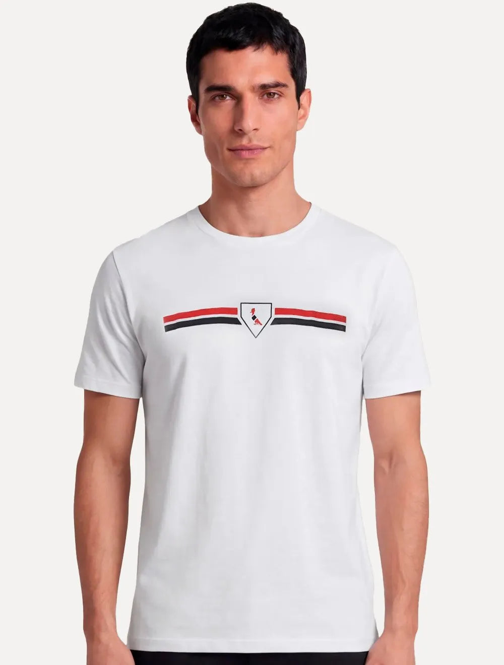 Camiseta Reserva Masculina Bust Shield SPFC Branca