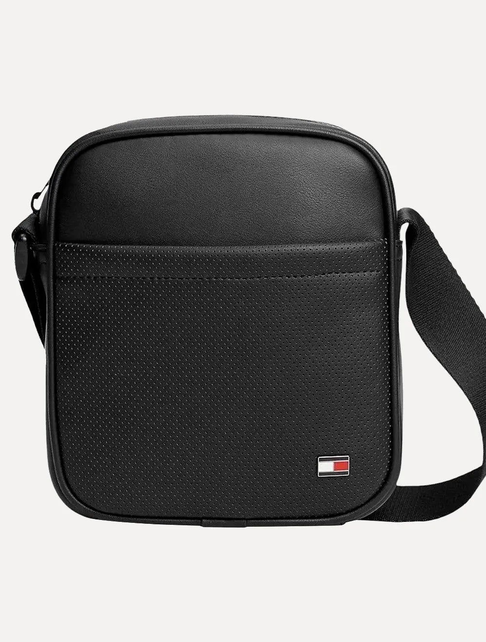 Bolsa Tommy Hilfiger Masculina Foundation Mini Reporter Preta