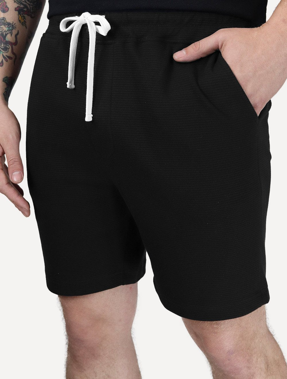 Bermuda Calvin Klein Suedine Soft Preta