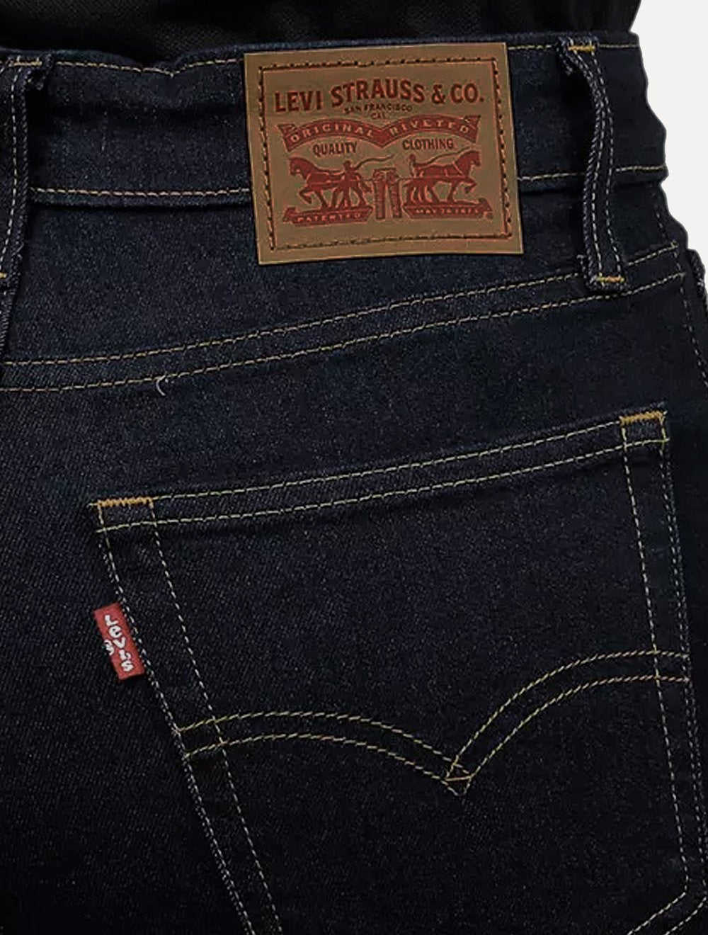 Calça Levis Jeans Feminina 725 High Rise Bootcut Azul Escuro