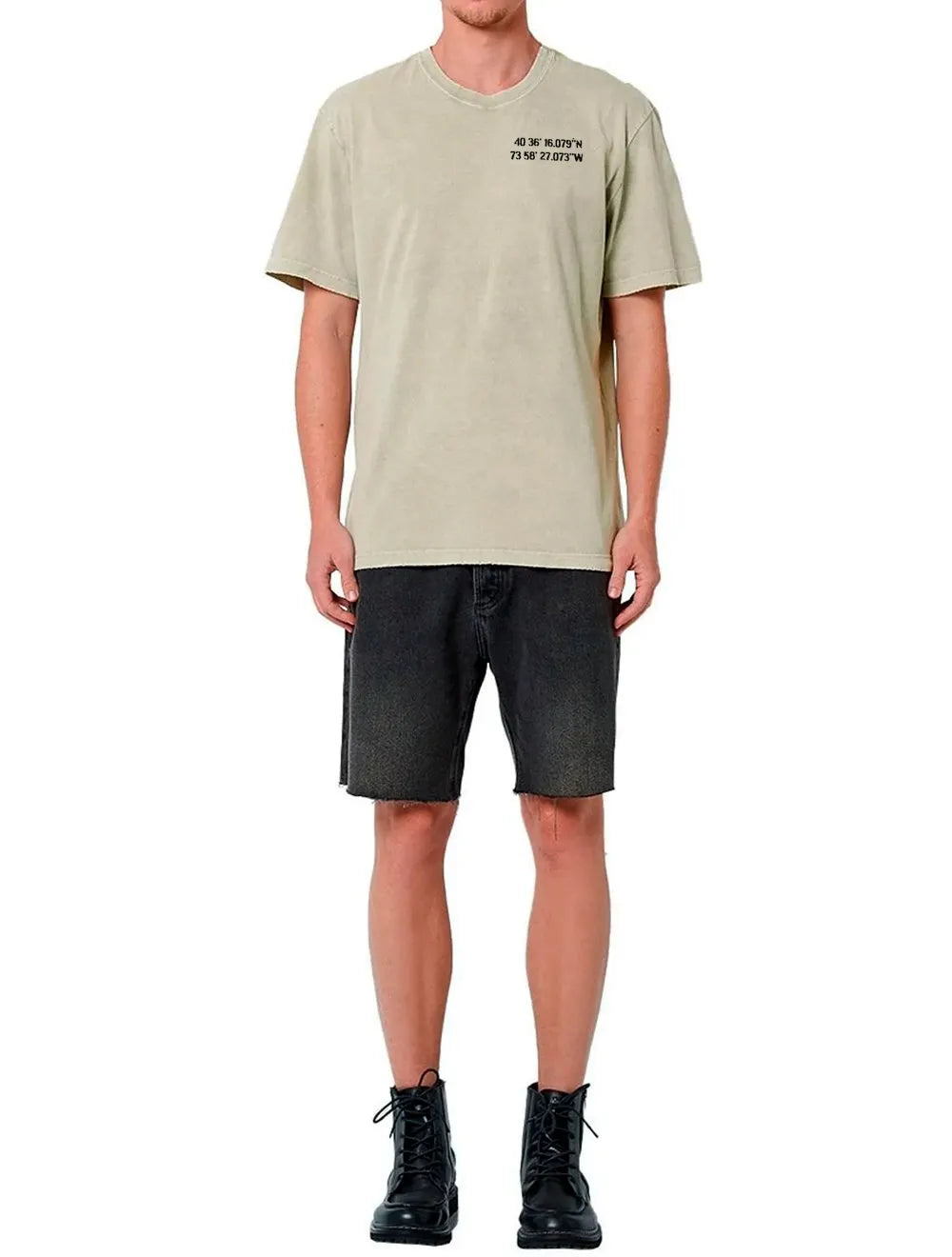 Camiseta John John Masculina Relaxed Snake Bone Cinza Claro