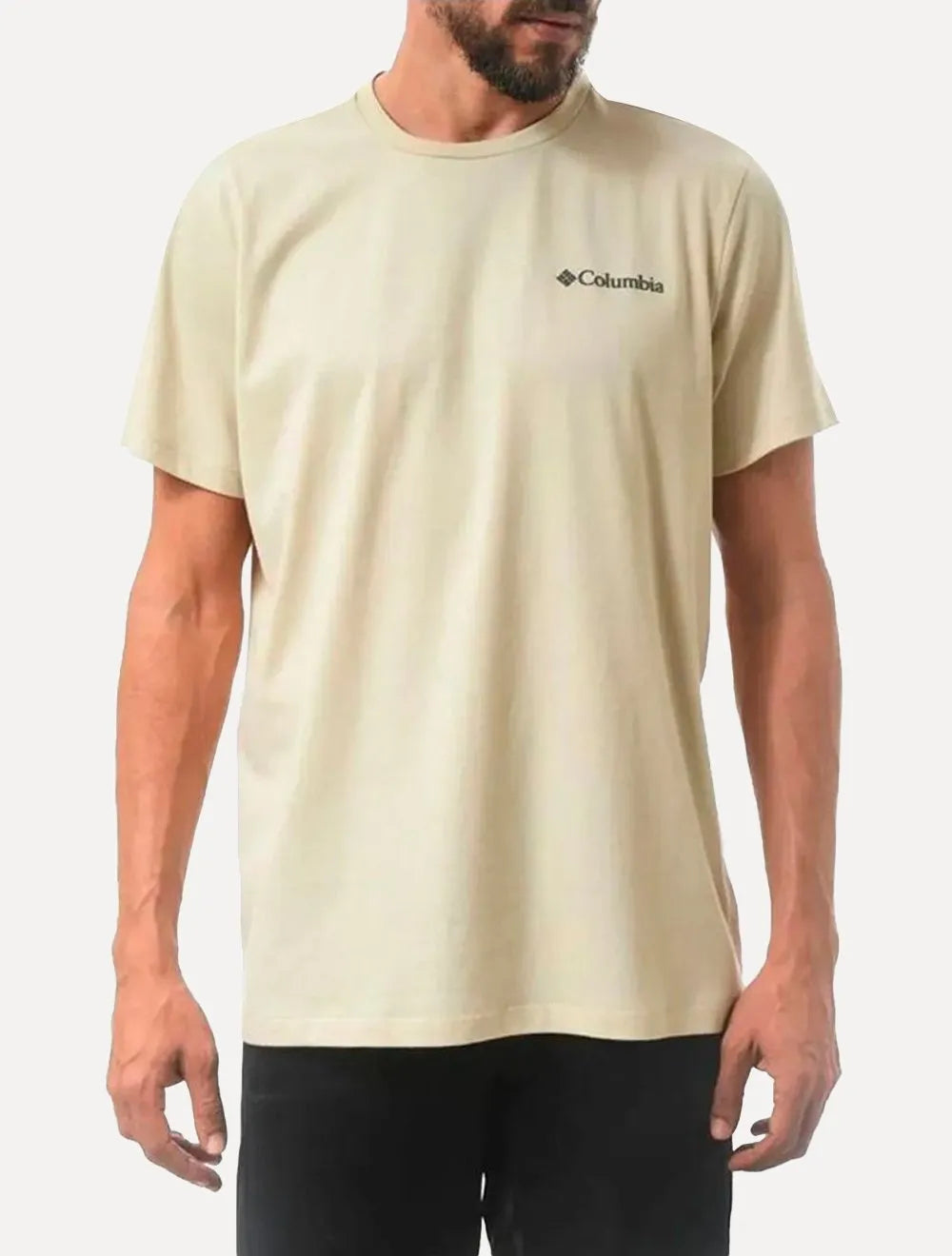 Camiseta Columbia Masculina Dark Logo Areia