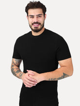 Tricô Dixen Manga Curta Gola Careca Preto
