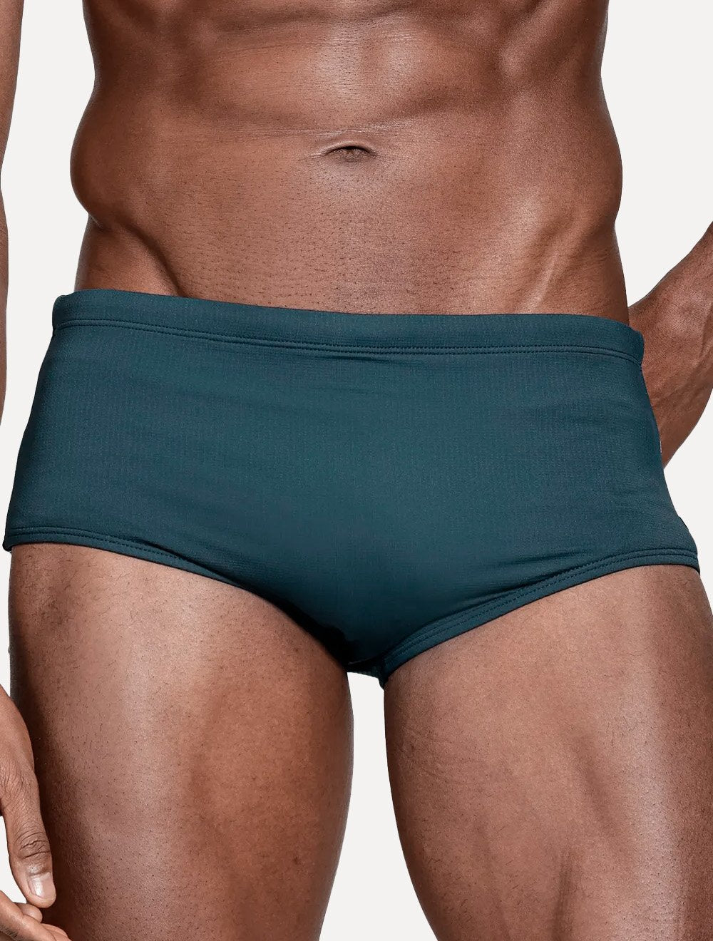 Sunga Aramis Masculina Básica Textura Vivo Azul Marinho