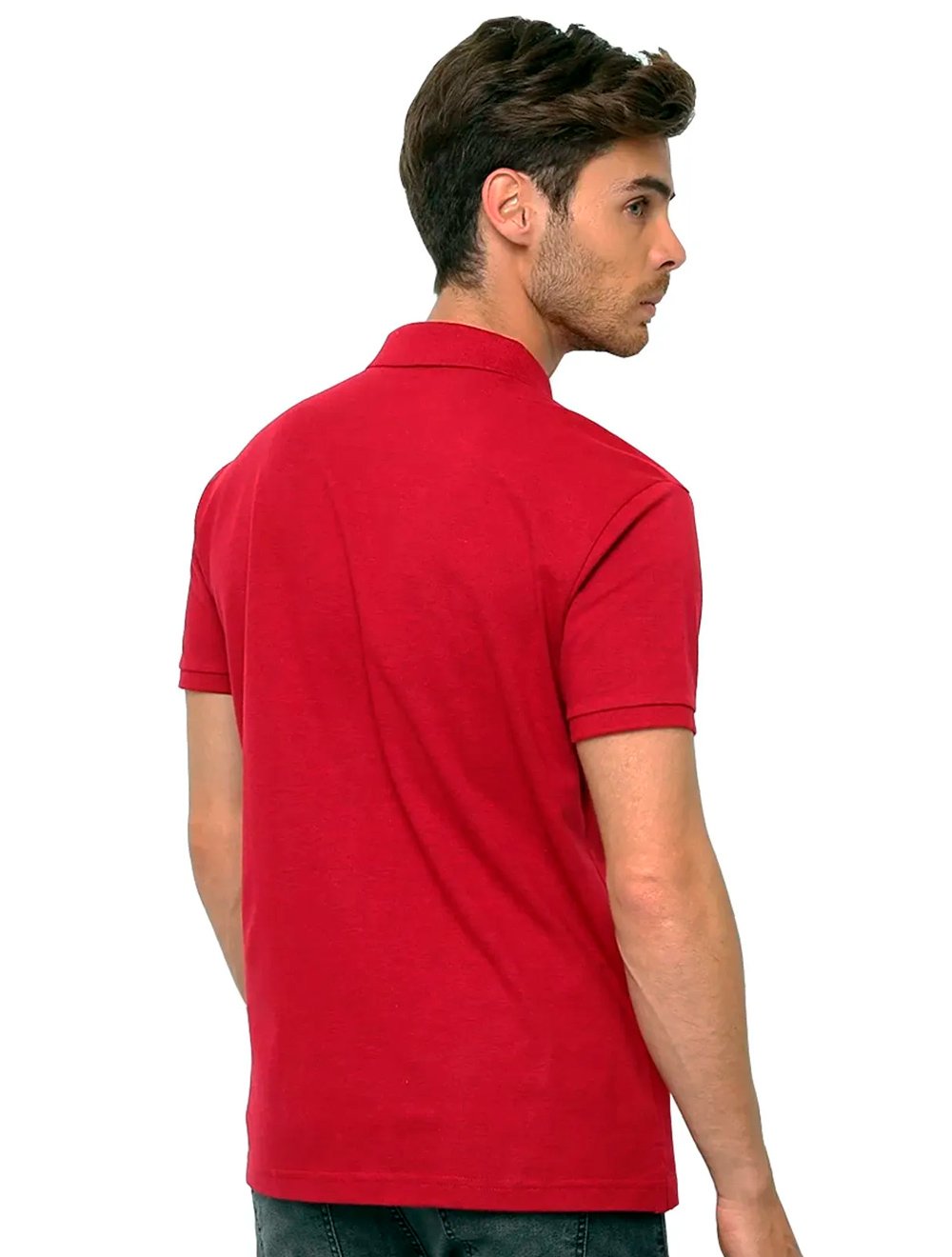 Polo Ellus Masculina Piquet Classic Vermelha