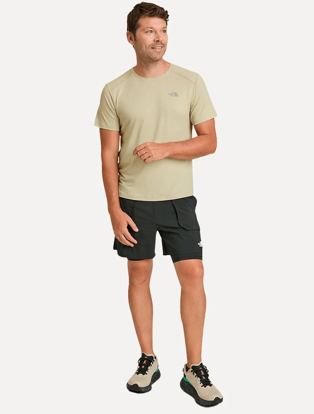 Camiseta The North Face Masculina Crewneck Hyper Bege