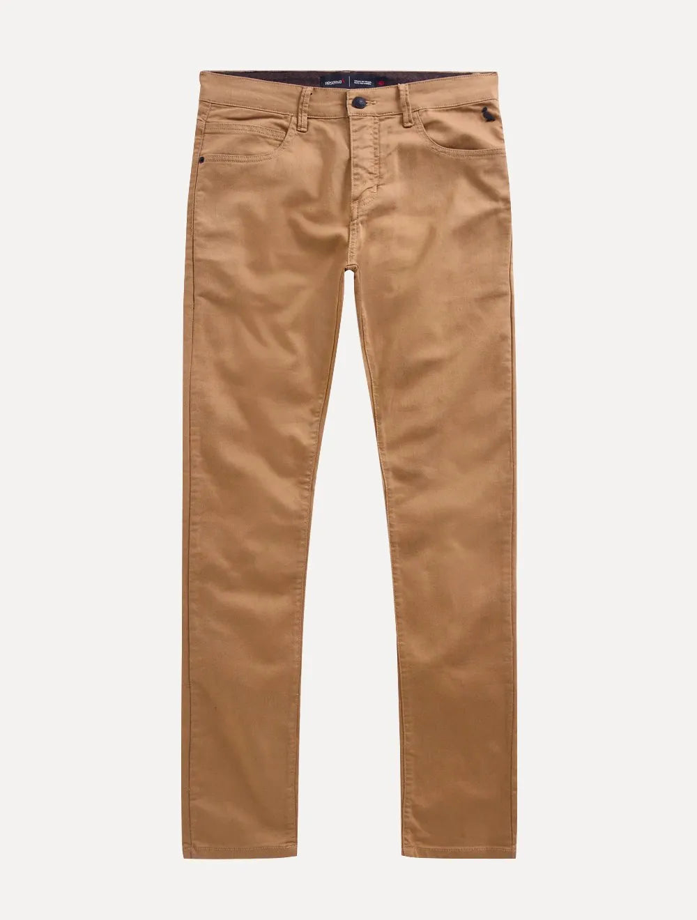 Calça Reserva Masculina Sarja Super Skinny Color Cáqui Escuro