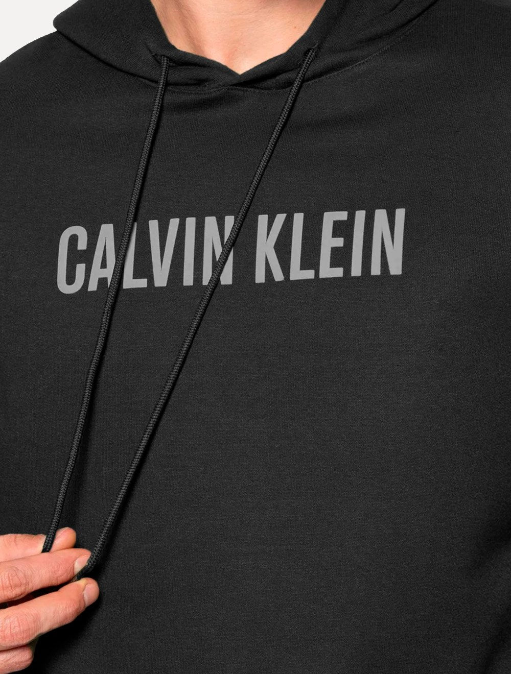 Moletom Calvin Klein Underwear Masculino Hood Intense Rubber Power Preto
