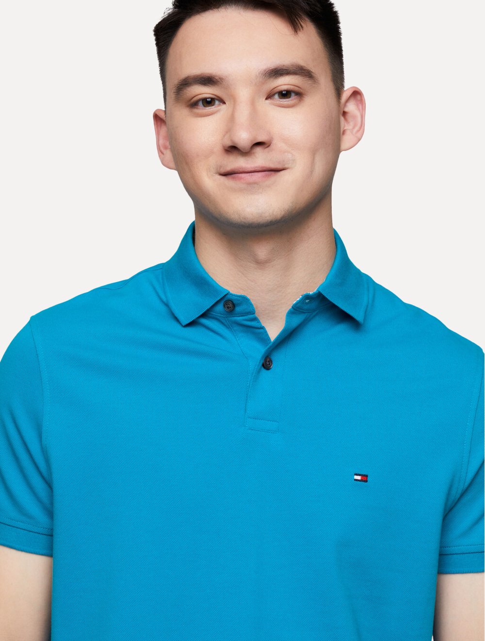 Polo Tommy Hilfiger Regular Piquet 1985 Surf Azul Bondi