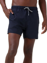 Short Reserva D'Água Beachwear Liso Bazar Azul Marinho