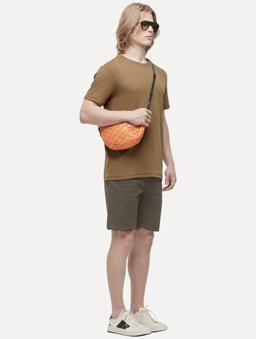 Bermuda Osklen Masculina Sarja Cotton Blithe Chumbo