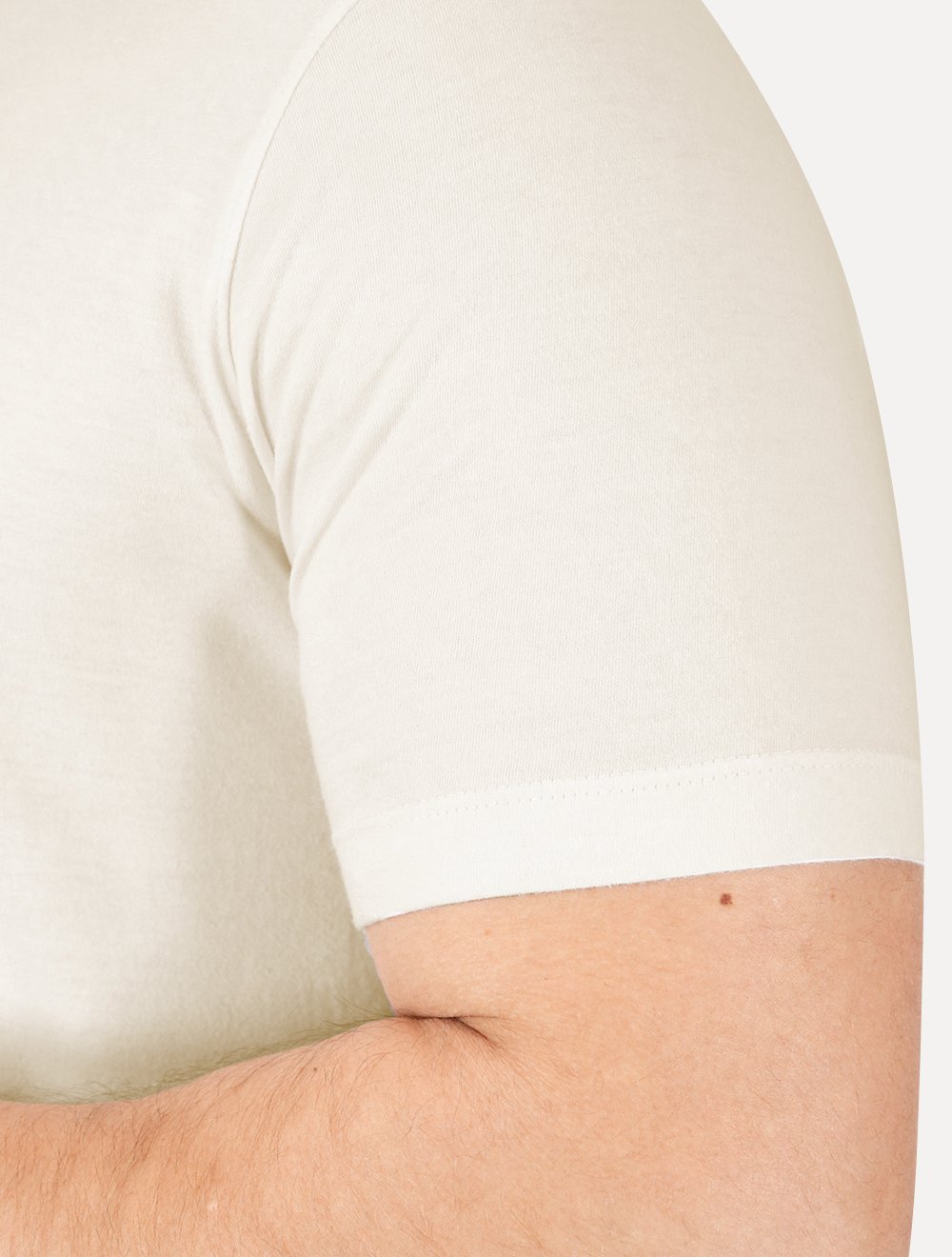Camiseta Aramis Masculina Regular Outline Off-White