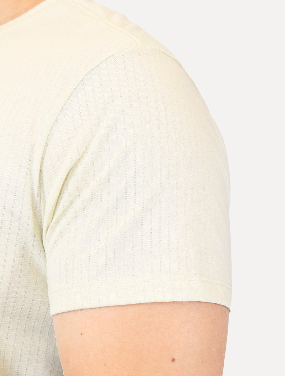 Camiseta Reserva Masculina Maquinetada Listrada Areia