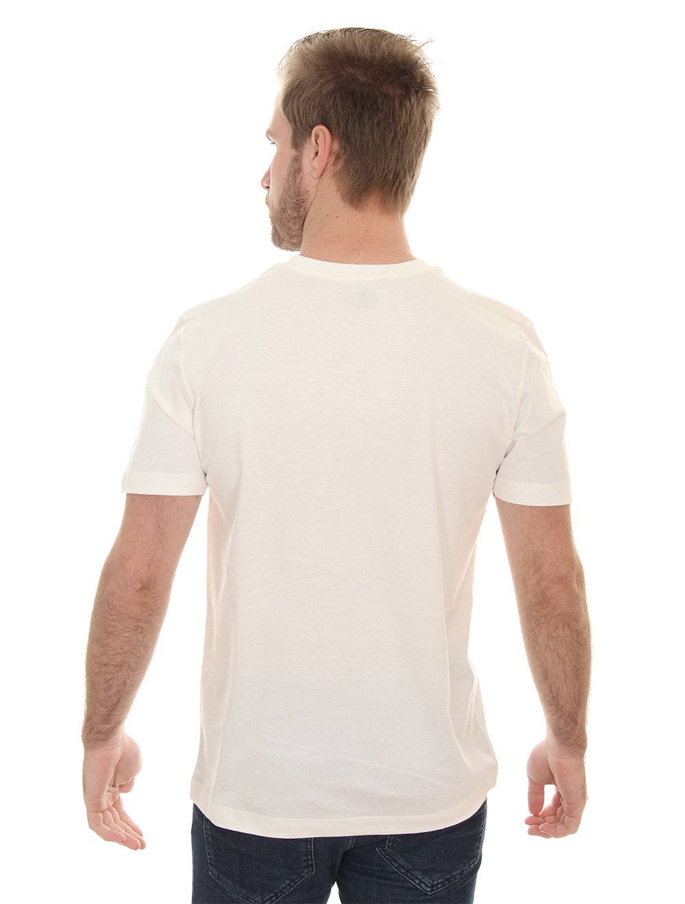 Camiseta New Era Masculina Regular Classic Cap Off-White