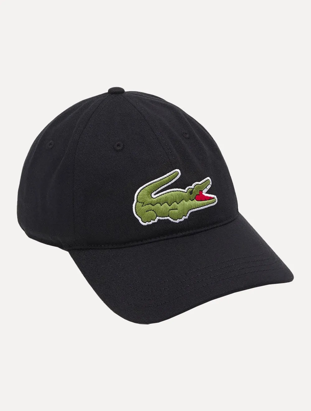 Boné Lacoste Casual Sarja Big Croco Preto