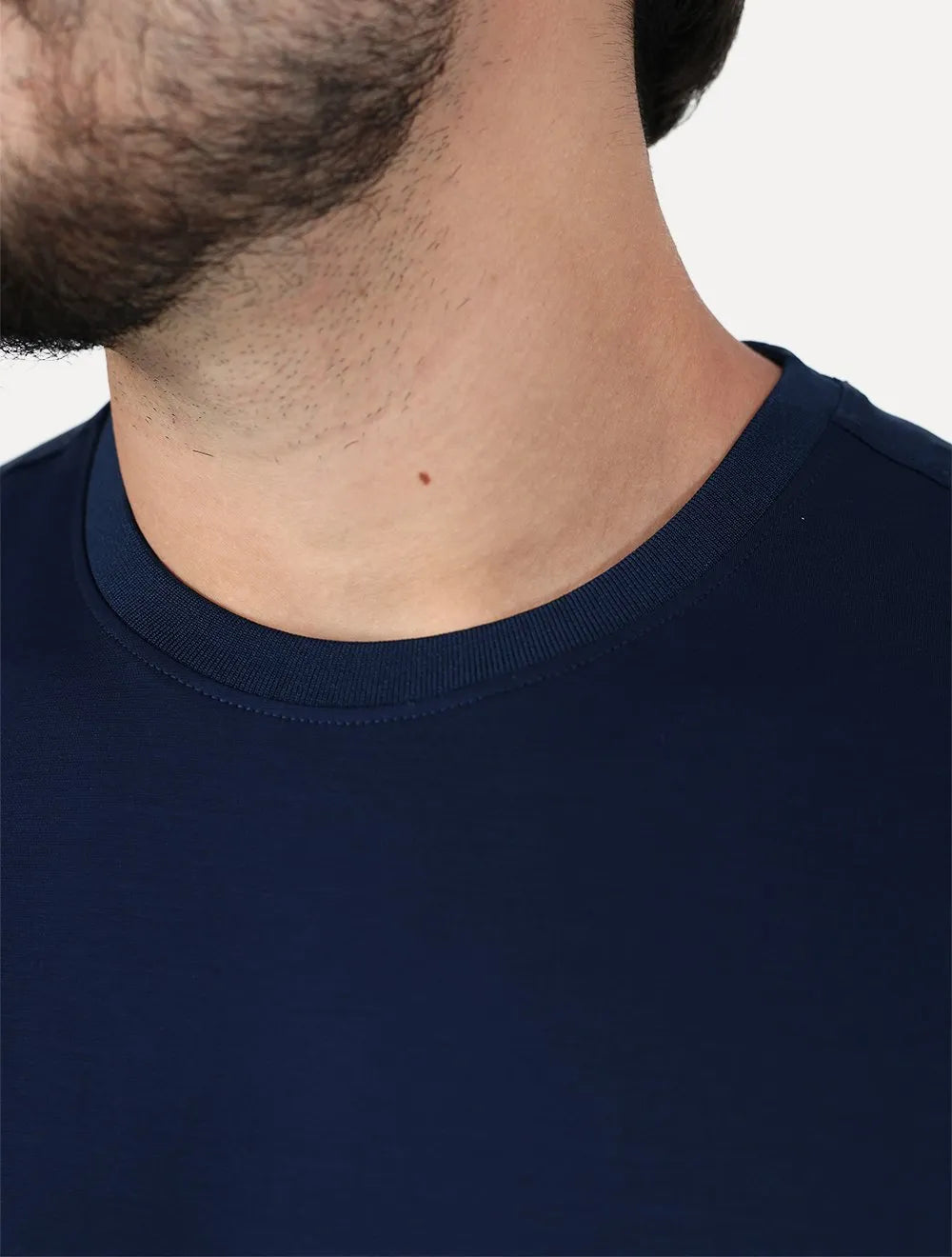 Camiseta Aramis Masculina Mercerizedo Interlock Azul Marinho