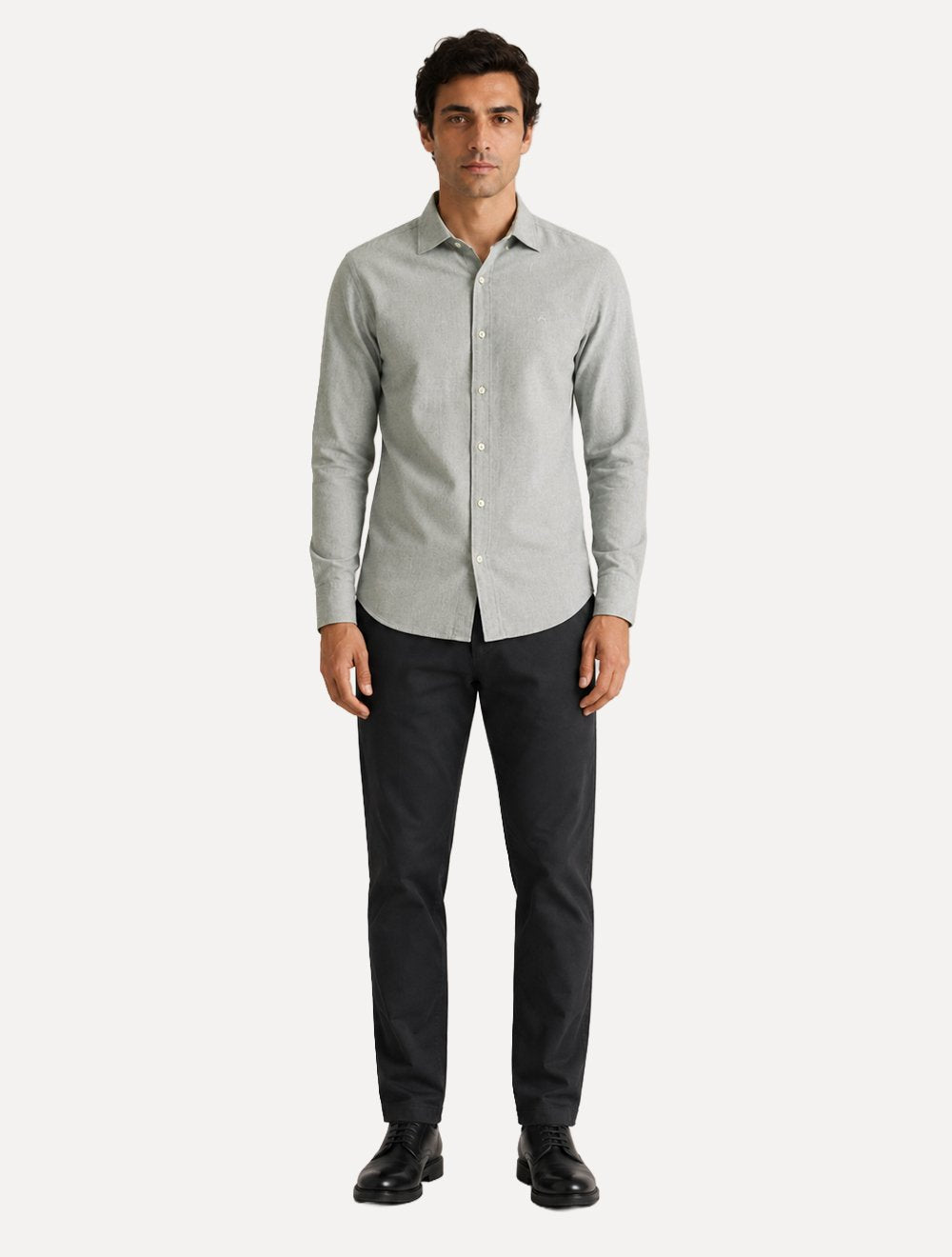 Camisa Aramis Masculina Slim Algodão Willis Verde