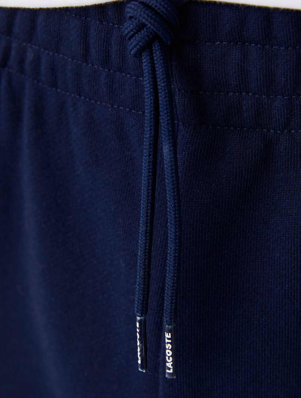Bermuda Lacoste Moletom Masculina Croco Logo 1927 Azul Marinho