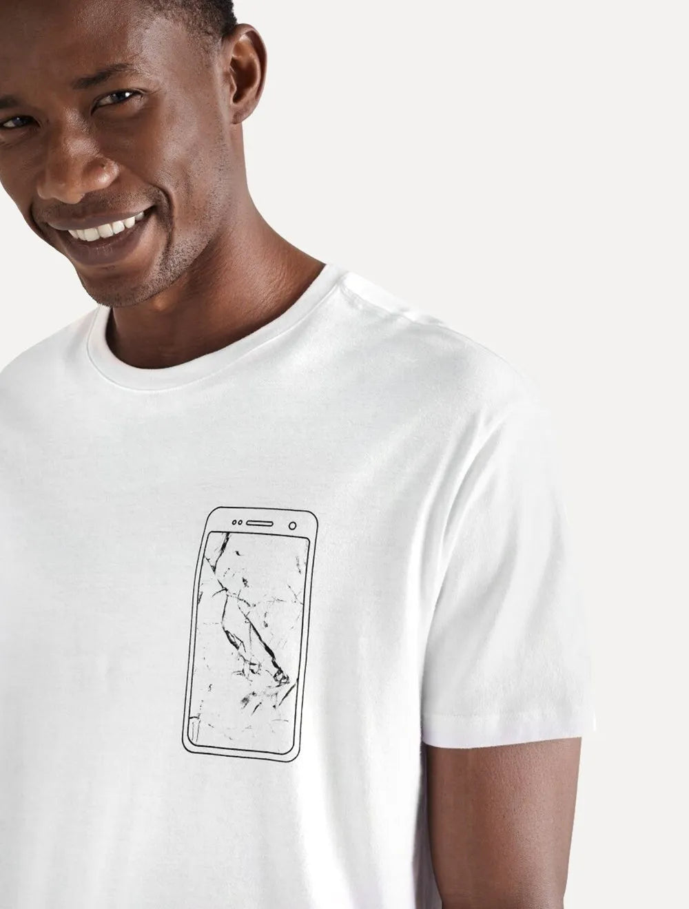 Camiseta Reserva Masculina Mirror Vj Branca