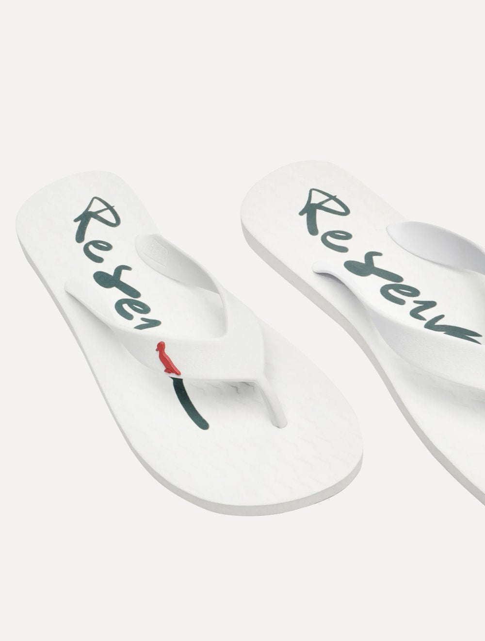 Chinelo Reserva Masculino Mar Script Branco