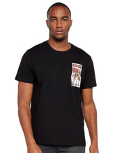 Camiseta Colcci Masculina Regular Tropical Club Preta