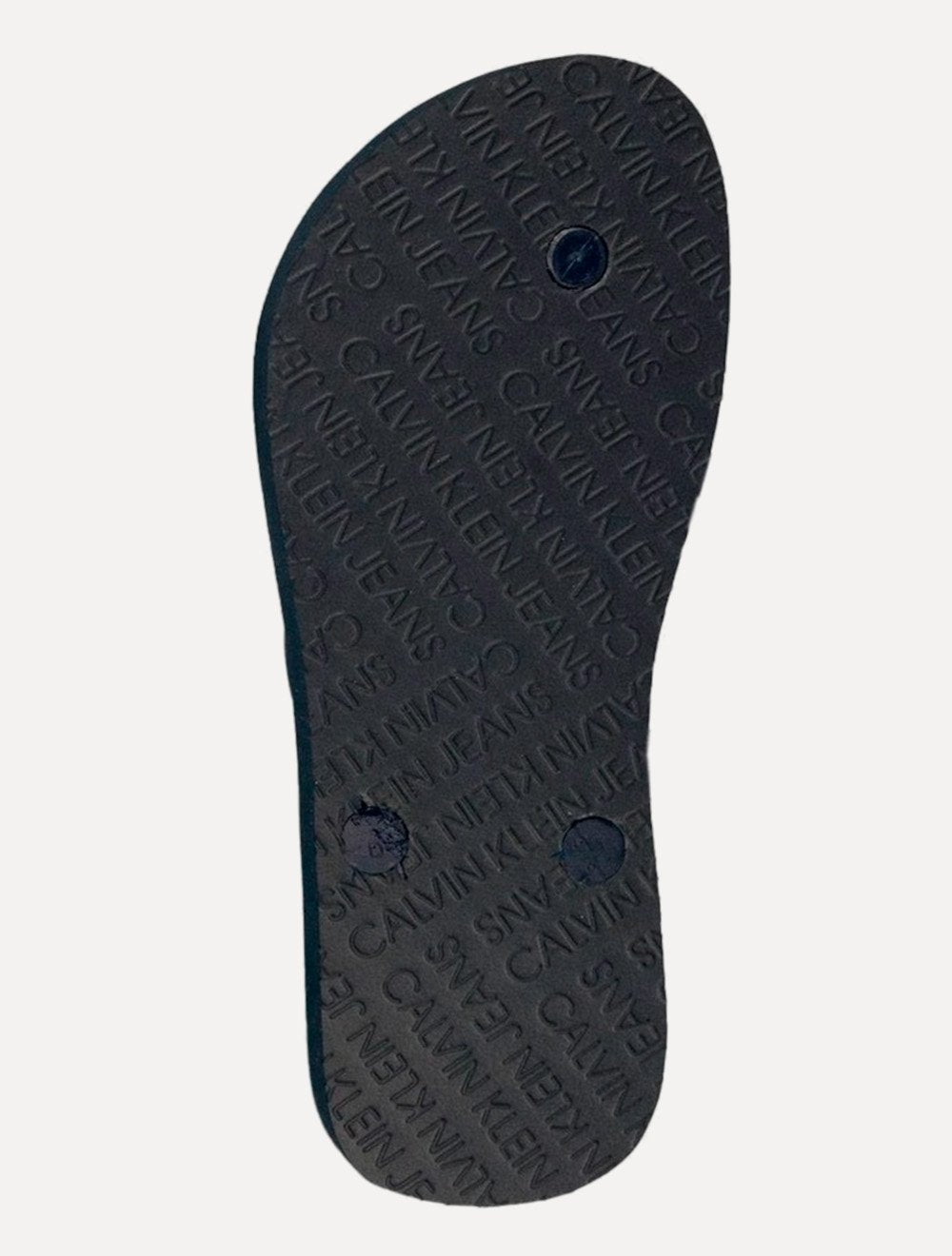 Chinelo Calvin Klein Jeans | Silk Blue Logo Básico Azul Marinho