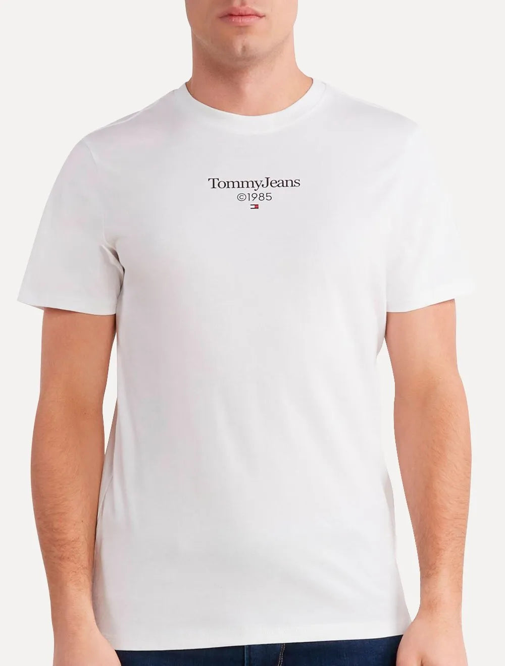 Camiseta Tommy Jeans Masculina Regular TJ 85 Entry Branca