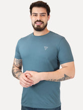 Camiseta Guess Masculina Light Icon Azul Turquesa