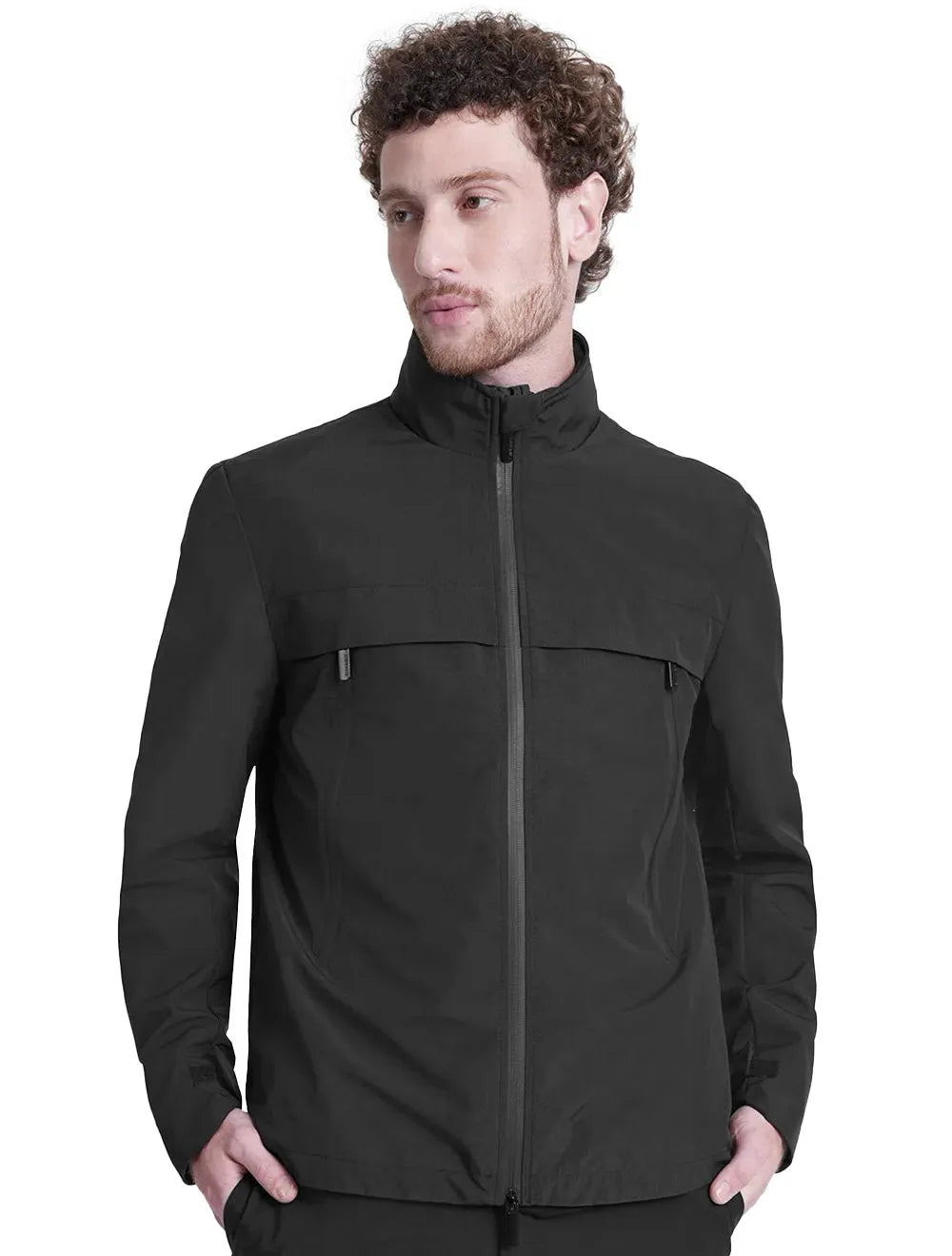 Jaqueta Aramis Masculina Nylon Bomber 3 IN 1 Liquid Repeller Preta
