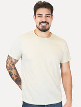Camiseta Reserva Masculina Maquinetada Listrada Areia