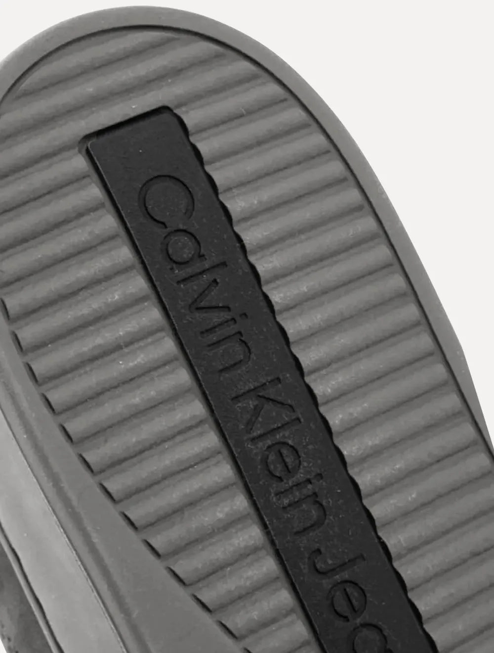 Tênis Calvin Klein Jeans Masculino Palito Side Nobuck Cinza