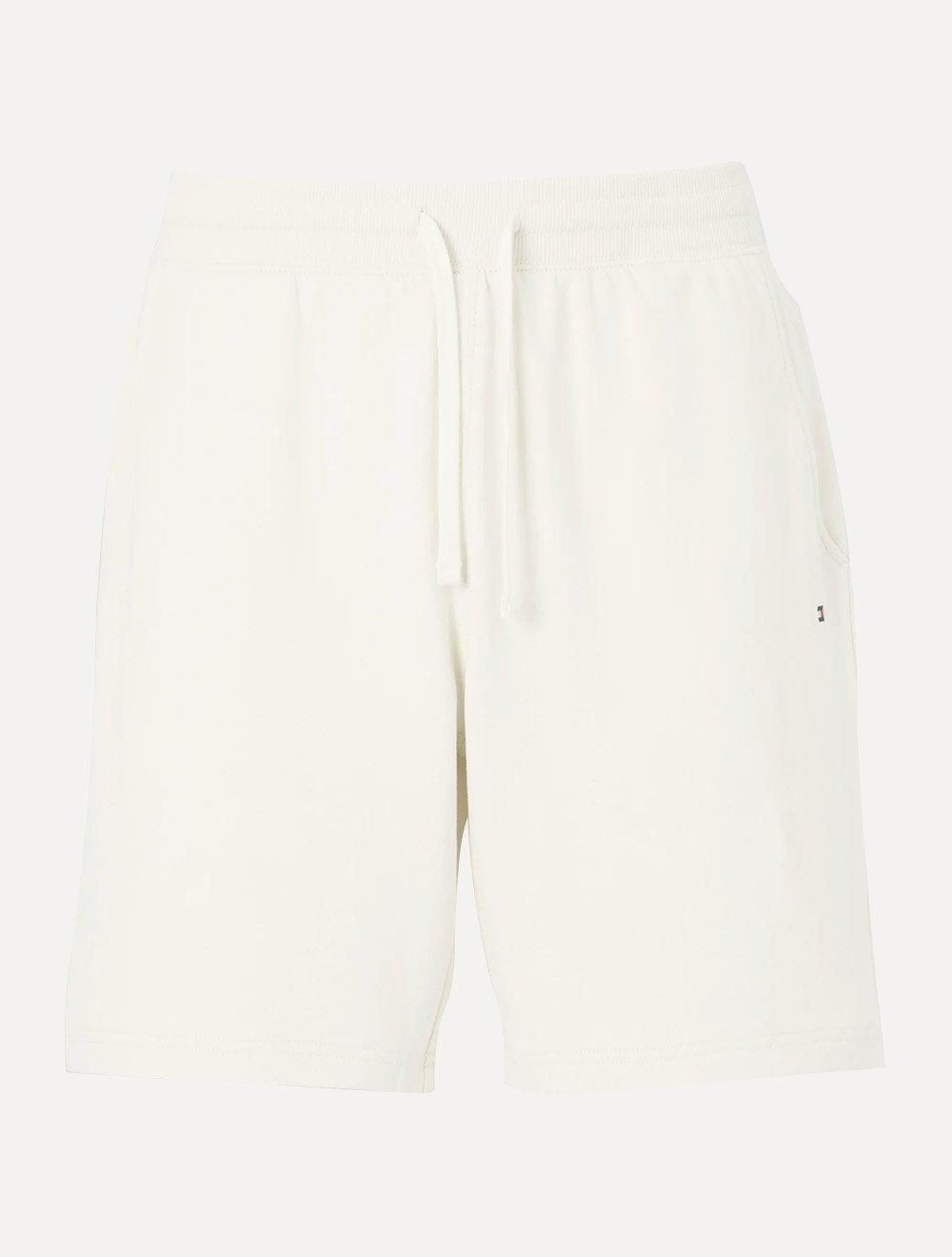 Bermuda Tommy Hilfiger Moletom Masculina Essential Terry Off White