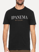 Camiseta Osklen Masculina Regular Vintage Ipanema Serif Preta