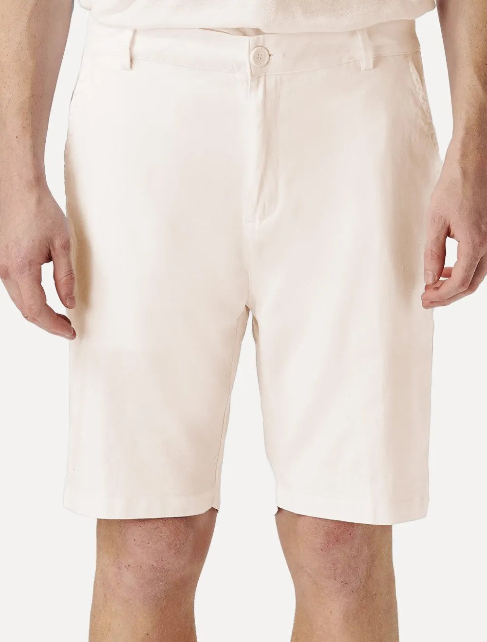 Bermuda Osklen Masculina Sarja Cotton Blithe Off White