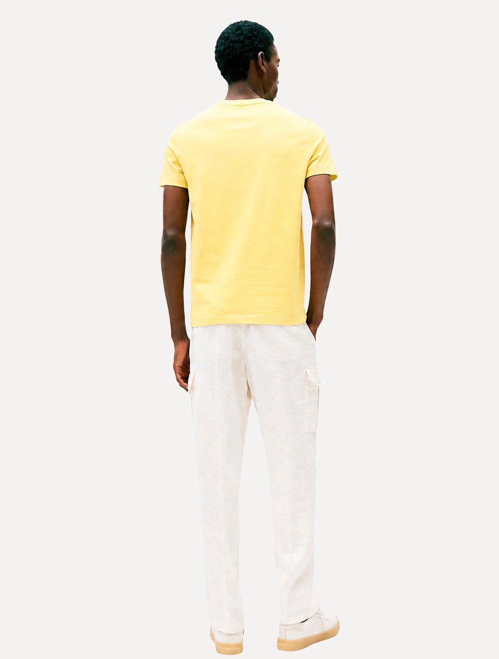 Camiseta Tommy Hilfiger Masculina Core Logo Tee Amarela