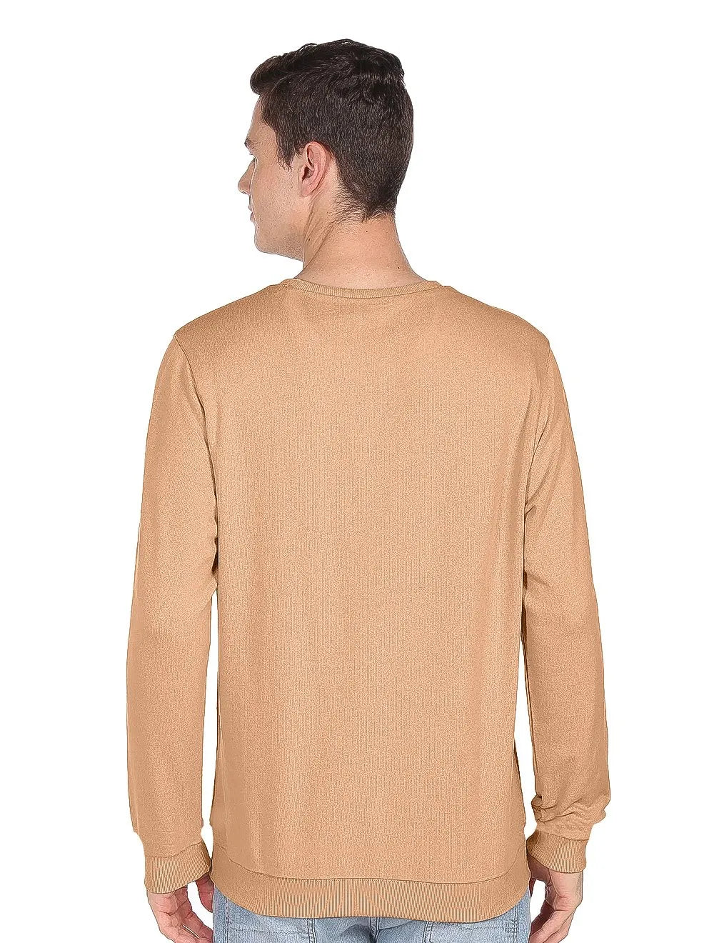 Moletom Forum Masculino Crewneck Comfort Gold Cáqui