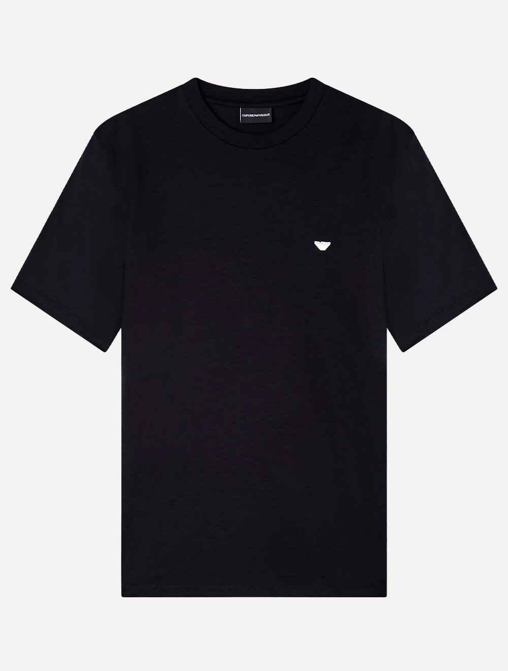Camiseta Emporio Armani Masculina Essential Embroidery Logo Preta